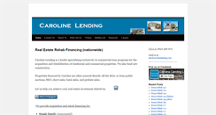 Desktop Screenshot of carolinelending.com